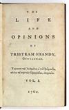 STERNE, LAURENCE. The Life and Opinions of Tristram Shandy. 9 vols. 1760-67